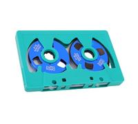 Denash Cassette Vierge Bobine à Bobine, 50 Minutes de Bande D'enregistrement Sonore en Métal Double Face avec Coque ABS, pour L'enregistrement de Musique Punk Rock Indépendant Hip Hop