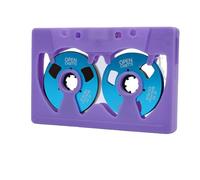 Denash Cassette Vierge Bobine à Bobine de Type I, Bande D'enregistrement de Musique de 50 Minutes, Cassette Sonore avec Boîte Transparente pour Les Groupes de Musiciens en Herbe