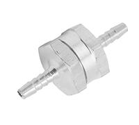 Denash Clapet Anti-Retour Unidirectionnel, Clapet Anti-Retour Universel Antirouille pour Huile, pour Vide, Air, Eau, (4mm)