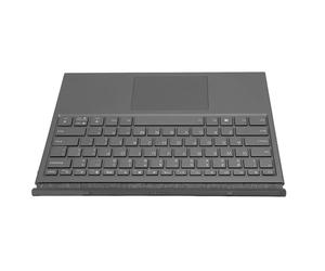 Denash Clavier de Tablette sans Fil, Clavier Américain Rechargeable avec pavé Tactile, de Tablette Externe Gris foncé pour Yoga Duet 2020 2021, de PC à Réponse Rapide, Ergonomique