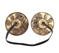 Denash Cloche Tibétaine Tibétaine, Cloche de Moine pour Bouddhiste (des modèles de Bon augure)