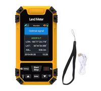 Denash Compteur de Surface Terrestre à Main, Instrument de Mesure de L'enquête GPS avec Affichage des Couleurs et Invites Vocales, Données en Temps réel.