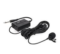 Denash Condensateur Lavalier -Microphone Stable Stability Clamp/Holder pour Les Conférences, Les Réunions et Le Matériel Abs Live Abs Noir 1 Ensemble