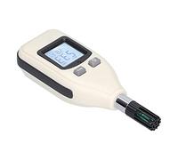 Denash Counmètre d'humidité à Température Industrielle avec écran LCD rétro-éclairé, Hygromètre Numérique de Haute Précision pour la Mesure Météorologique, Plastique, 1 Paquet
