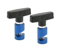 Denash de Support de Lifting de 2PCS, Outil D'écart avec Bouton Durable, Alliage en Aluminium et Pince en Plastique, pour le Capot, le Hayon, le Hayon, le Coffre, éviter les (BLUE)