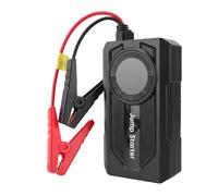 Denash Démarreur d'urgence de Voiture 2000 A, Banque d'alimentation Portable avec Compresseur d'air, Gonfleur de Pneu 150 Psi, Lumière LED à Charge Rapide 45 W pour Voitures, Cami