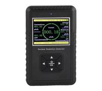 Denash Dosimètre Nucléaire Portable, Détecteur de Comptoir Geiger Nucléaire avec Grand écran LCD, Alarme de Luminaire Rouge Mandheld Beta Gamma X Ray Mythier pour un Tube D'énergie