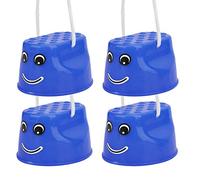 Denash Échasses de Marche pour Enfants, Chaussures épaisses pour Enfants, Jouet de Marche d'équilibrage des Pieds, 2 Paires d'équipement 'entraînement 'équilibre pour (Blue)