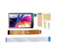 Denash Écran Tactile LCD DSI 3,5 Pouces pour 5 Écran Tactile Capacitif Points Résolution 480 X 800 avec en Verre trempé pour CM5 4B CM4 3B+