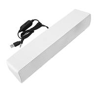 Denash Enceintes Haut-Parleur Filaire USB, Audio Stéréo de Bureau, Lecteur de Musique Soundbar Sound Bass Surround pour PC/Tablette/Smartphone(Noir)