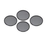 Denash Ensemble de Couvercle de Maillage de Haut-Parleur 4 PCS 126 Mm OD, Cadre ABS en Maille en Acier, Garde D'impact pour la Voiture, RV, Bateau avec Installation Intégrée