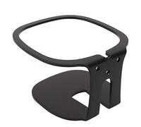 Denash Ensemble de Mur de Haut-Parleur Support Durade Metal Support HiFi HiFi Sound for Pulse 5 Bureau à la Maison, Silver (Black)