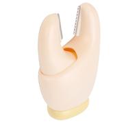 Denash Éplucheur d'ail Magnétique, Grattoir à Gingembre 2 en 1, Outil d'épluchage Manuel pour la Préparation des Légumes en Cuisine (WHITE)