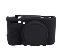 Denash Étui à Caméra de Texture Antidérapante Unique, épreuve de la Poussière de Grattement, Couvercle de Protection en Silicone Souple en Silicone avec Batterie Inférieure, Ajustement (Black)