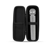 Denash Étui pour Microphone sans Fil, Résistant aux Chocs, étanche, Anti-poussière, Coque Rigide, Sac de Voyage Portable avec Doublure en éponge Douce pour 1 Récepteur de Micro,