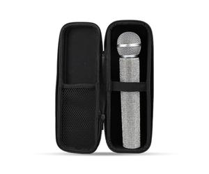 Denash Étui pour Microphone sans Fil, Résistant aux Chocs, étanche, Anti-poussière, Coque Rigide, Sac de Voyage Portable avec Doublure en éponge Douce pour 1 Récepteur de Micro,