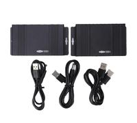 Denash Extender KVM 4K 30Hz avec Boucle, Transfert de 120 M Via des Câbles Ethernet Cat5e / 6/7, Power, 2 Ports USB2.0