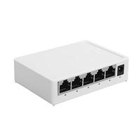 Denash Gigabit Ethernet Switch Servant et Exquis Adaptateur de Réseau à 5 Ports RJ45 pour Les Bureaux / Réseaux d'accueil de Petits et Moyens