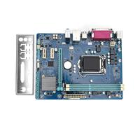 Denash H61M-DS2 Carte Mère DDR3 Socket LGA 1155 pour Core I7 I5 I3 Pentium Celeron avec Double Canal DDR3 16 Go de RAM 4 Ports II Alimentation 5 Phases