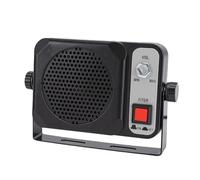 Denash Haut-Parleur Externe Robuste, Amplificateur et Filtre de Bruit Intégrés, Prise 3,5 Mm 1,5 W 8 Ω pour Radio CB Radio Ham, avec Vis pour Une Installation Facile