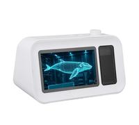 Denash Haut-Parleur Hologram 3D, Affichage Transparent 1080p Electronic Image Album Player for Showcase Desktop Car Decor, Expérience de Superbes Affichages Holographiques