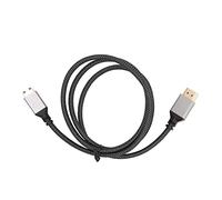 Denash HD 4K Interface Multimédia Câble Masculin à Haut Débit pour Mâle pour Le Moniteur de Télévision Informatique, Fil de Cuivre, Boîtier en Alliage en Aluminium pour Les Caméras de Tablette (1m)