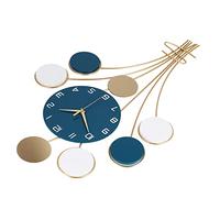 Denash Horloge Murale Innovante en Attente d'art en Fer en Attente pour la Culture Sala de la Chambre élargie du canapé MDF + Fonds de Fer forgé