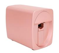 Denash Imprimante de Ongles de Bricolage Portable Smart Application Control Chamber Identification D' des Couleurs pour la Fête de Voyage à Domicile, Imprimante de L'art Nail (or rose)