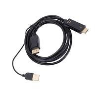 Denash Interface Multimédia 4K HD vers Câble DisplayPort, Signal Pur, Plug and Play pour Divers Appareils D'affichage