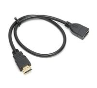 Denash Interface Multimédia HD Câble D'extension Mâle à un Câble de Convertisseur de Transmission Durable pour L'adaptateur Noir de 19,7 pouces.
