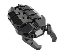 Denash Jouet Coulissant à Pousser en Métal à 3 Boutons, Fidget Sensoriel avec Ouvre-Bouteille, Gadget de Soulagement du Stress au Design Scarabée égyptien pour Adulte (Black)