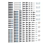 Denash Kit D'assortiment de Vis D'imprimante 3D avec Intégration Transparente pour la Série X1 P1 AMS, Composants D'installation Polyvalents pour une Configuration D' 3D Sécurisée, 180 Vis, Composants