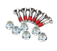 Denash Kit de Boulons de Pignon M8, Aluminium allié é, pour | Kit de vis de pignon avec écrous, adapté pour YZ YZF, KX KXF, RM RMZ, CR CRF