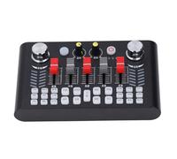 Denash Kit de Carte Son Multifonction avec Microphone D'annulation de Bruit pour Podcasting et karaoké, Compatible avec Plusieurs Appareils