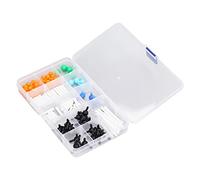 Denash Kit de Modèles Moléculaires de Chimie, Modèles 3D aux Couleurs Vives pour étudiants et Enseignants, Matériau PP 54 Atomes, 30 Liaisons