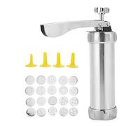 Denash Kit Pratique pour Réaliser des Biscuits et Décorer des Gâteaux Faits Maison, Outils de Cuisson Faciles à Utiliser pour les Débutants et les Professionnels, Alliage D'aluminium/plastique ABS