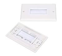 Denash La Plaque Murale de Brosse Passe à Travers La cavité Murale Discontinue pour L'interface Multimédia HDTV HDTV, 2 -pack de 2 Paquets pour Paquets pour les Systèmes de Films à Domicile