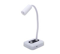 Denash Lampe à Ongles à Détection Intelligente, Sèche-ongles LED à Démarrage Automatique avec Minuterie 30s 45s 60s et Col de Cygne Pliable, pour Vernis Gel, Colle, Manucure de Voyage (WHITE)