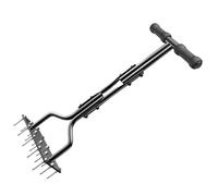 Denash Lannage Efficace Hier 15 Tool Airing Tool for Garden Manual for Patio, ADE Steel 36-inch Lawn Aerator Steel