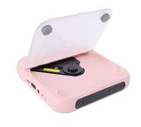 Denash Lecteur CD Portable, Bluetooth 5.3 Rechargeable avec Deux Haut-parleurs Stéréo, écran LCD, pour la Maison, la Voiture, L'extérieur, Prend en Charge la Lecture CD AUX USB MP3 (Pink)