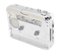 Denash Lecteur de Cassette Portable, Convertisseur MP3 USB C avec Mécanisme de Roue en Cuivre, Rembobinage Automatique et écouteur pour la Numérisation de Bande