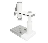 Denash LED Réglable - Microscope Numérique USB 50-1000x Caméra WiFi HD 2MP Augmentée avec Les Téléphones Mobiles Prise en Charge de la Connexion PC, 8 LED (White)