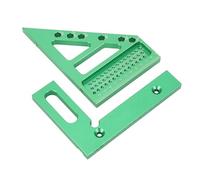 Denash Lerrer carré de Charpentier Vert avec Stylo de Localisation et Conception Polyvalente pour les Objets Tridimensionnels - Idéal pour les Mesures de Bois, de Marbre et de Tube Métallique