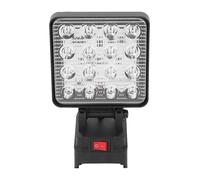 Denash Lumière Inondable sans Fil sans Fil avec Batterie à Haute Couleur 20 V Rendue, Utilisation du Feu D'urgence, Couvercle en Verre trempé