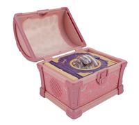 Denash Lumière Nocturne Projecteur de Bruit Blanc, Haut-Parleur des Lumières du Nord avec Télécommande, éteindre Automatiquement, Idéal pour Dormir la Nuit (Rose)