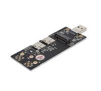 Denash M.2 A USB 3.0 High -Speed -Sngff Module Wriser pour Tester la Double Fente de Carte SIM, la Fiche et la Reproduction du Bureau Portable Portable par Ordinateur, Prise en Charge du Matériau