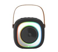 Denash Machine de karaoké avec Un Microphone sans Fil pour la Fête de Famille des Haut-parleurs Portables pour Adultes, Sélection de Cadeaux d'anniversaire pour Les Jeunes Filles (Black)