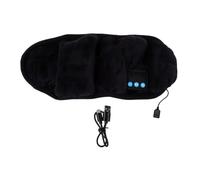Denash Masque pour les Yeux de Sommeil Bluetooth, Blocage de la Lumière | sans Fil, Pilotes 32 Mm, Pièces Détachables, Tissu, Lavable à la Main, Voyage, Chargement de Type C, Couplage D'appareils