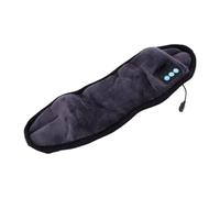Denash Masque pour les Yeux de Sommeil Bluetooth, Blocage de la Lumière | sans Fil, Pilotes 32 Mm, Pièces Détachables, Tissu, Lavable à la Main, Voyage, Chargement de Type C, Couplage D'appareils
