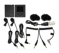 Denash Microphone HiFi sans Fil avec Réception Sonore Omnidirectionnelle pour Les Interviews, Vlog et Multi-Personnes pour iOS/Système Boomx U U1 Microphone Kit